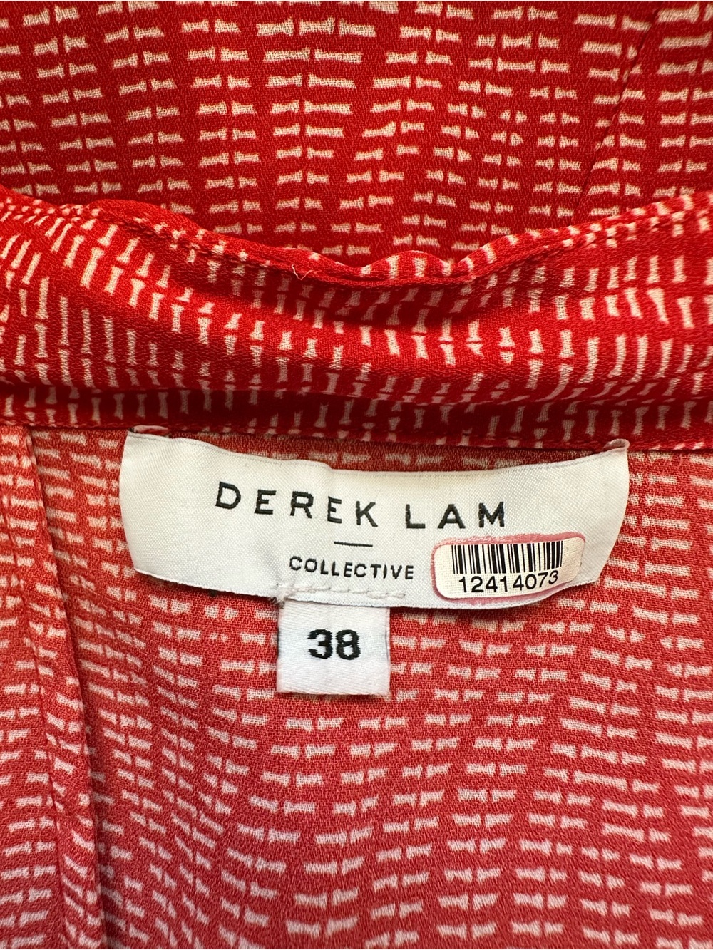 Derek Lam Luxury Top Long Sleeve Ruffle Bow Size 6 Office Career Artsy Bold Chic - Picture 6 of 9